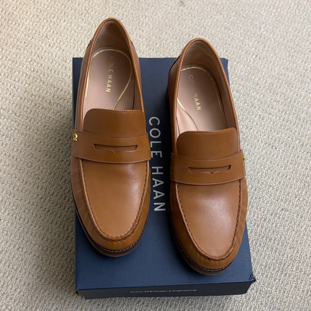 Cole Haan Women’s  Tan Leather Loafers